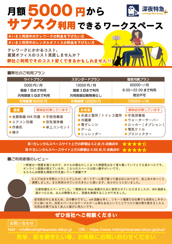 A4チラシデザイン作成