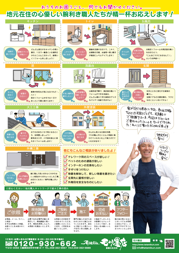 A4　DMデザイン作成